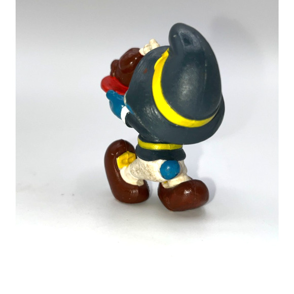 Vintage Pilgrim Thanksgiving Smurf Vintage Smurfs Cake Topper Gag Gift Cupcake - Picture 3 of 11